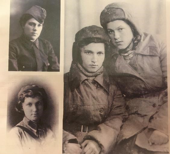 Выпускницы школы № 5 (1938,1939 гг.), фронтовые подруги Нонна Норман и Юлия Антипина работали в блокадном Ленинграде медсестрами в госпиталях. Ленинград, май 1942 г.